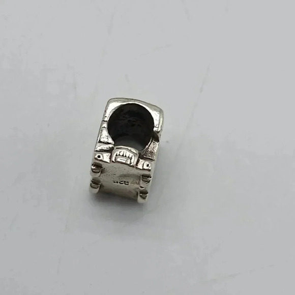 Antique Silver Double-Decker Bus Bead Charm For Bracelets or Necklaces - Picture 4 of 7